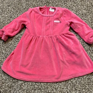 Sanrio Kids Hello Kitty “My Melody” Pink Long Sleeve Velour Dress